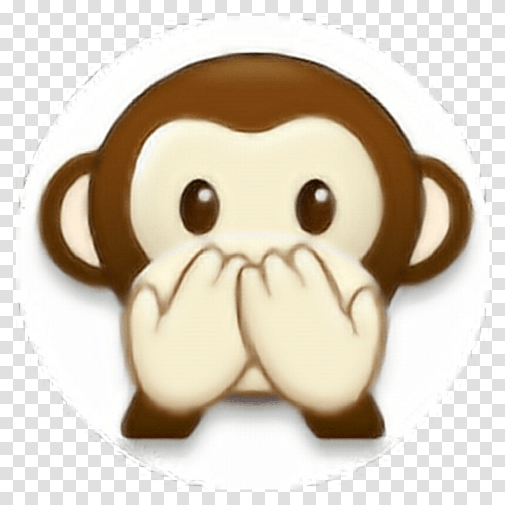 Download Monkey Emoji Samsung Image Samsung Monkey Emoji, Toy, Sweets, Food, Confectionery Transparent Png