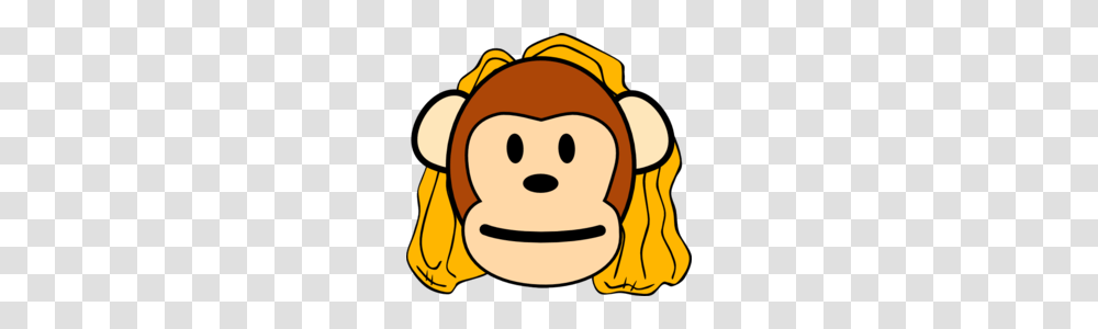 Download Monkey Face Cartoon Clipart Ape Primate Clip Art Monkey, Snowman, Outdoors, Nature, Costume Transparent Png