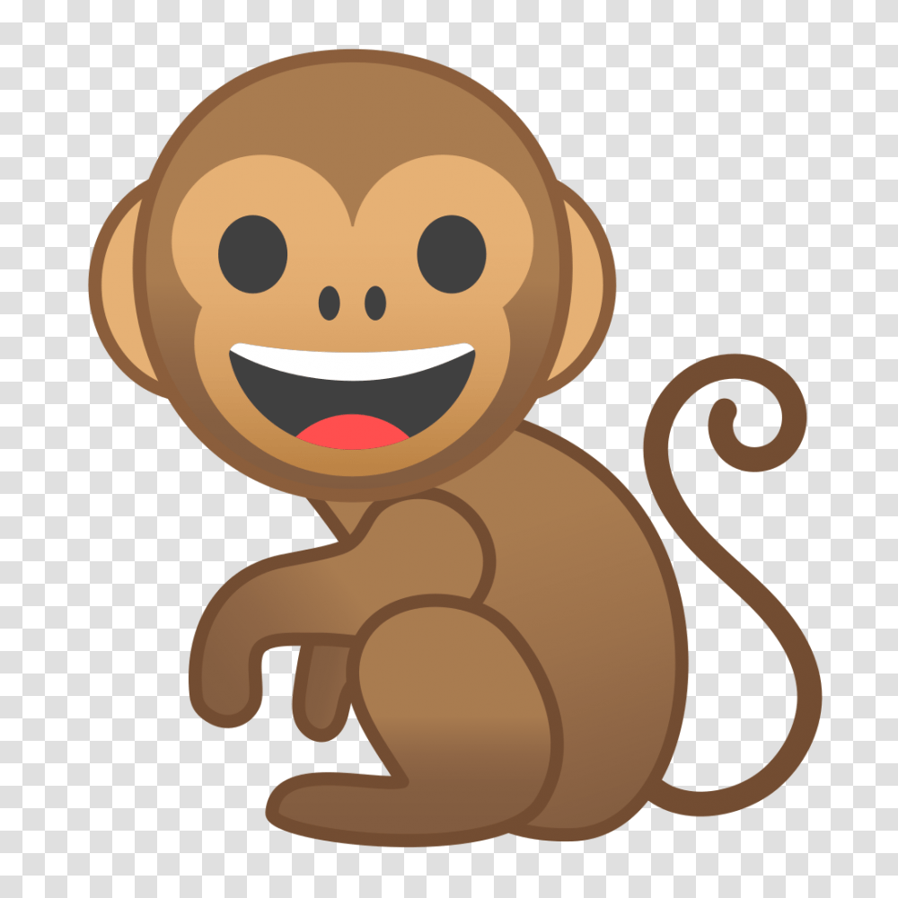 Download Monkey Icon Monkey Emoji Google Image With No Monkey Emoji, Animal, Cupid Transparent Png