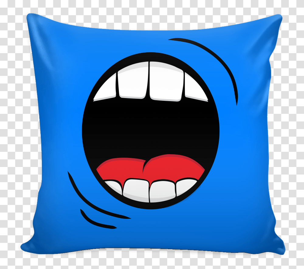 Download Monster Mouth Halloween Pillow Design, Cushion, Hand Transparent Png