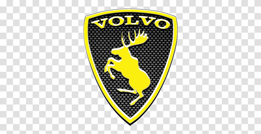 Download Moose Sticker B Cf2 3d Yellow Sticker Volvo, Armor, Symbol, Logo, Trademark Transparent Png