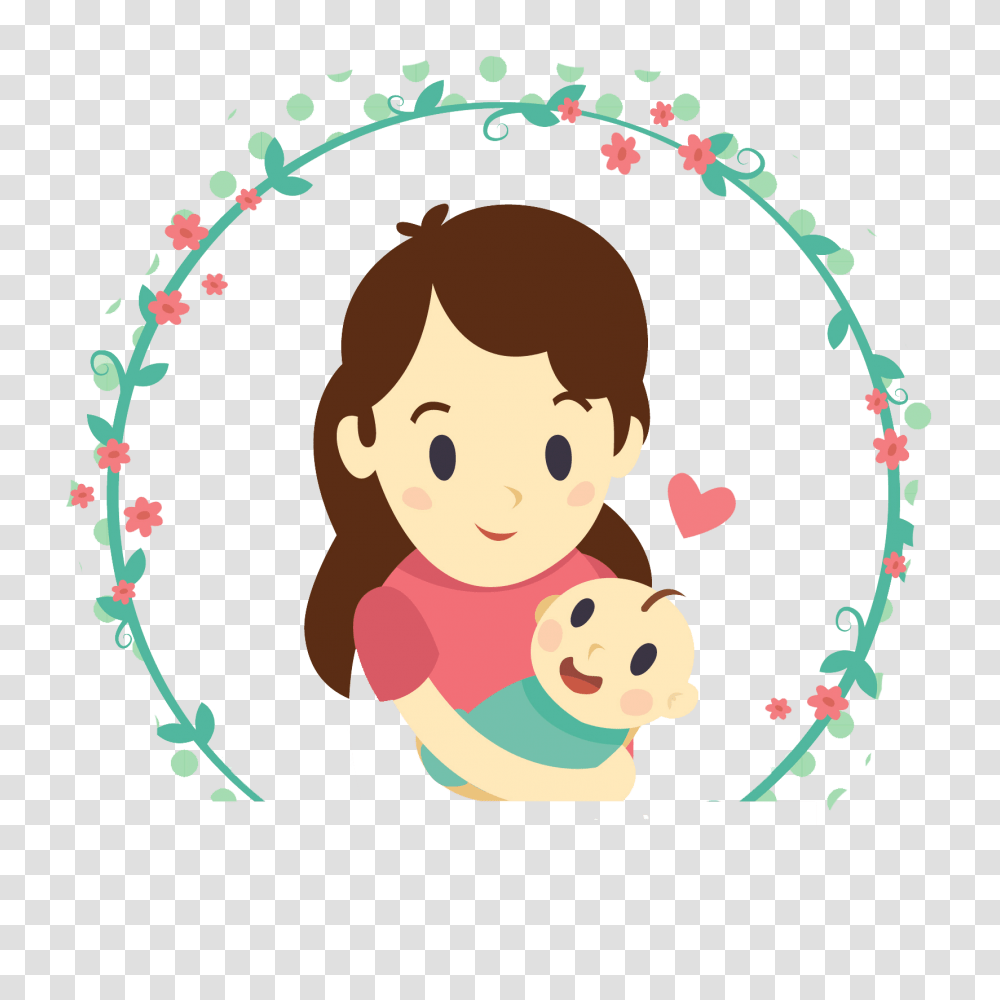 Download Mother And Daughter Free And Vector Clipart, Face, Female, Girl Transparent Png