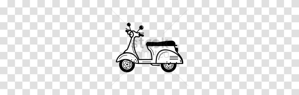 Download Motorcycle Clipart Motorcycle Scooter Clip Art, Transportation, Vehicle, Chair, Spoke Transparent Png