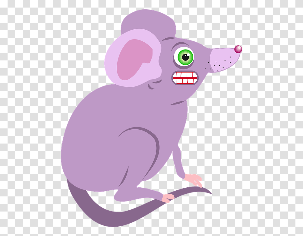 Download Mouse Animal Cartoon Rodent Mammal Angry Wild Purple Rats, Pig, Wildlife, Chinchilla, Whale Transparent Png