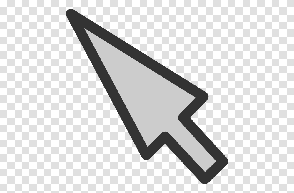 Download Mouse Cursor Clipart, Arrowhead, Triangle Transparent Png