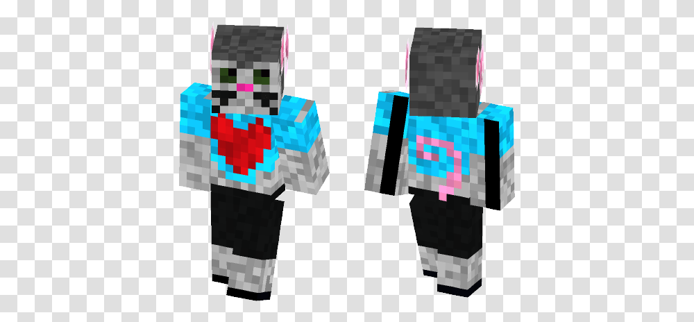 Download Mouse With Heart Minecraft Skin For Free Minecraft Skin Shading Back, Rubix Cube, Text, Couch, Furniture Transparent Png
