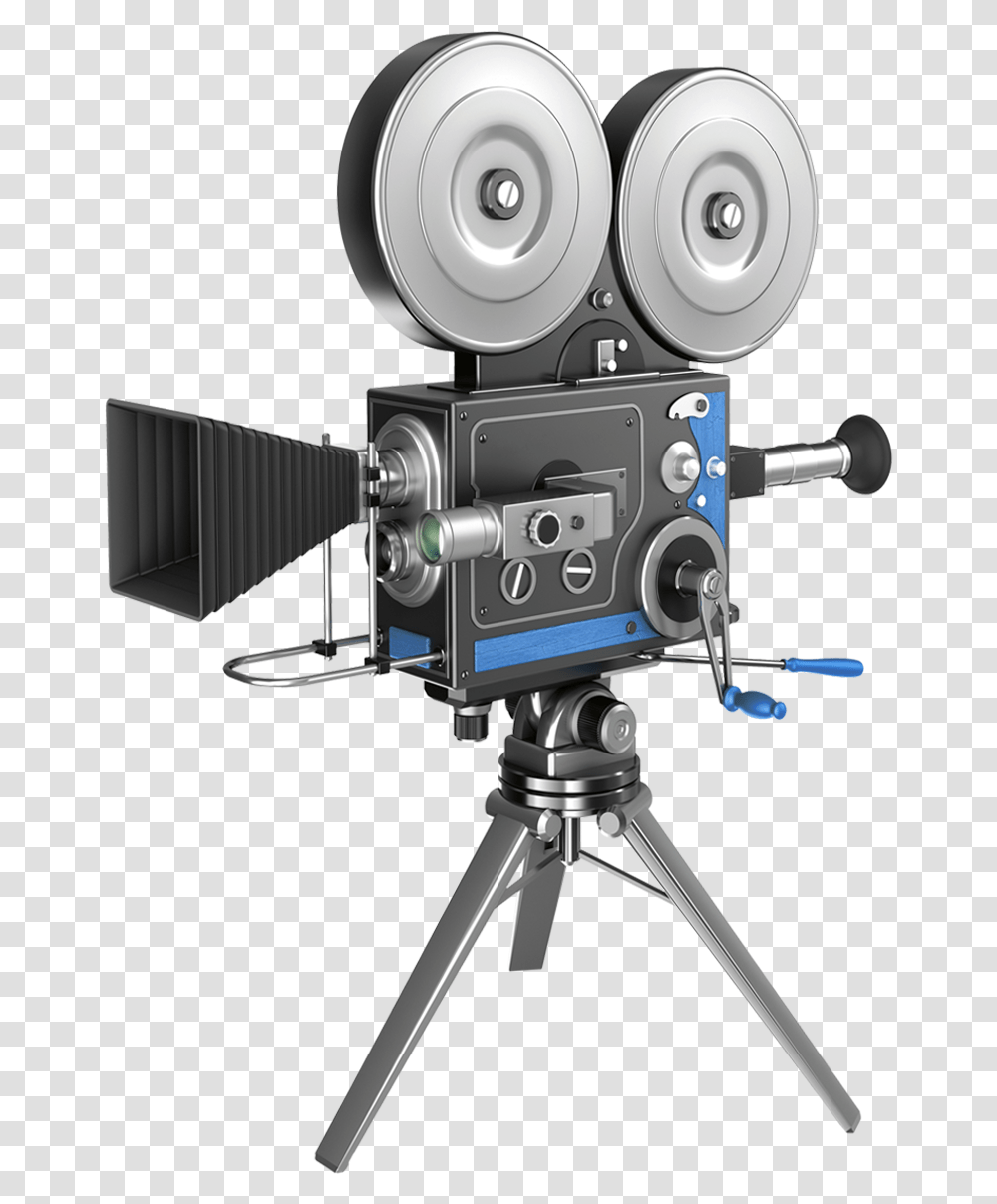 Download Movie Camera Camaras De Video Antiguas Movie Camera, Tripod, Electronics, Video Camera Transparent Png
