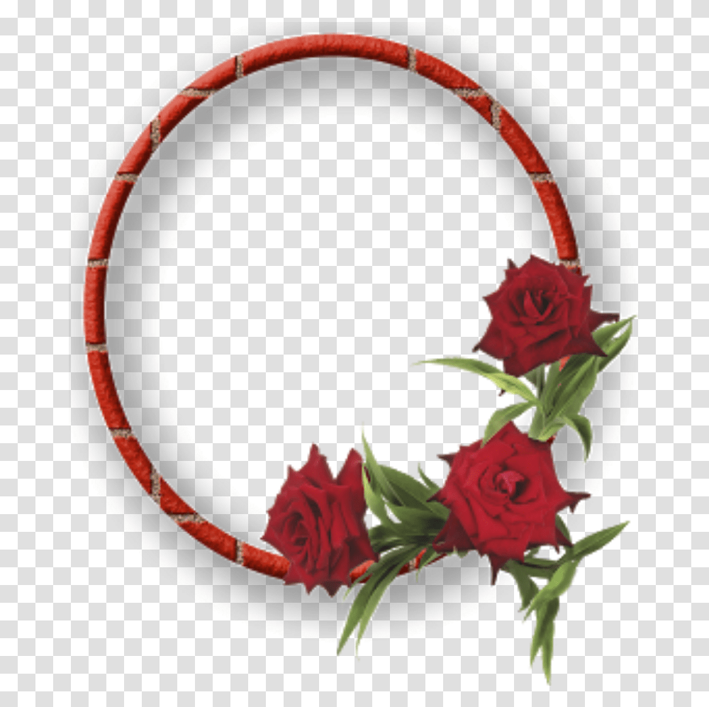 Download Mq Red Roses Frame Frames Border Borders Flowers Red Rose Border Frame, Plant, Blossom, Graphics, Art Transparent Png