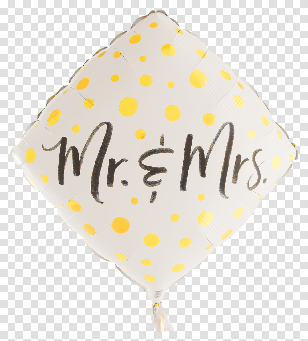 Download Mr Mrs Gold Dots Balloon, Texture, Confetti, Paper Transparent Png