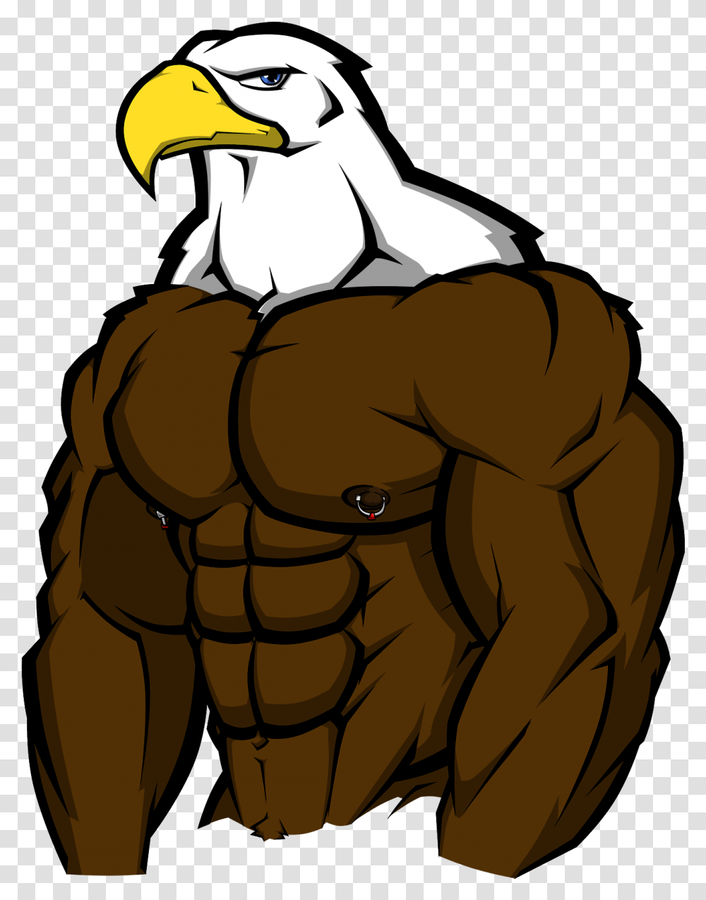 Download Muscle Bird Of Prey By Muscle Bird, Eagle, Animal, Hand, Beak Transparent Png