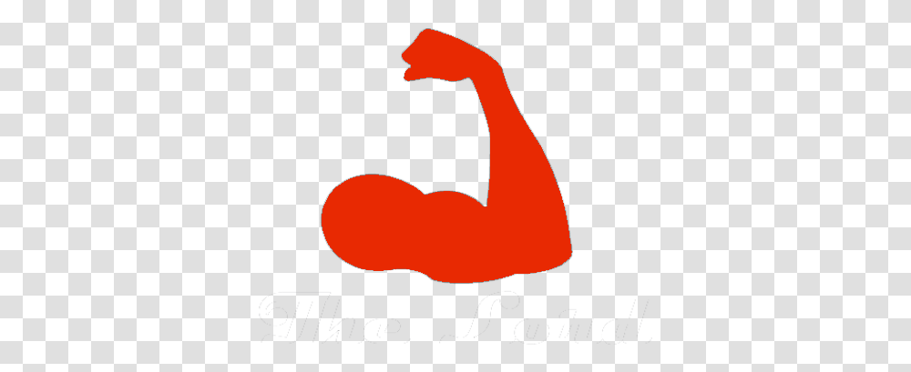 Download Muscle Icons Red Muscle, Arm, Text, Leisure Activities, Alphabet Transparent Png