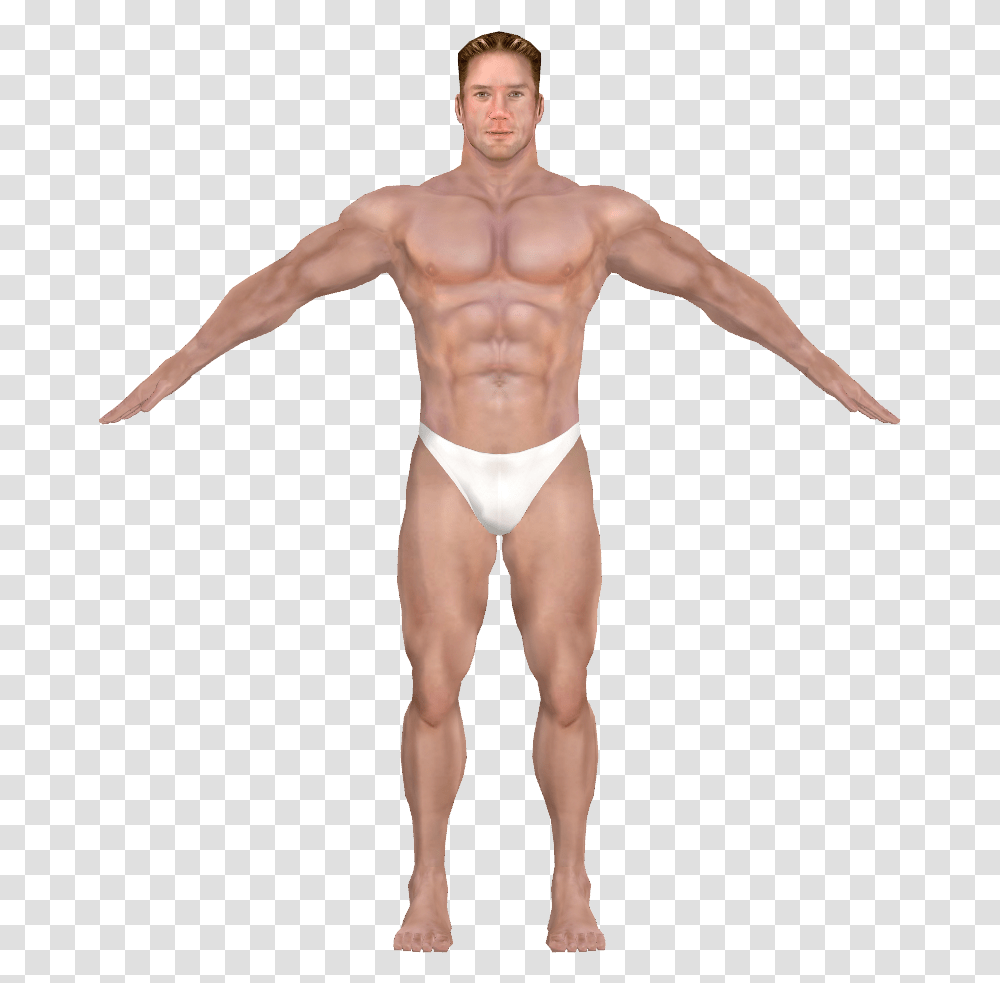 Download Muscle Man Image For Free Billy Herrington 3d Model, Standing, Person, Costume, Photography Transparent Png