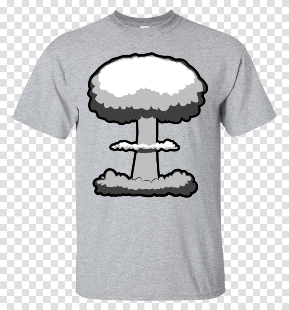 Download Mushroom Cloud Graphic T Shirt Navy Captain Sea Saxophone T Shirts, Clothing, Apparel, T-Shirt Transparent Png