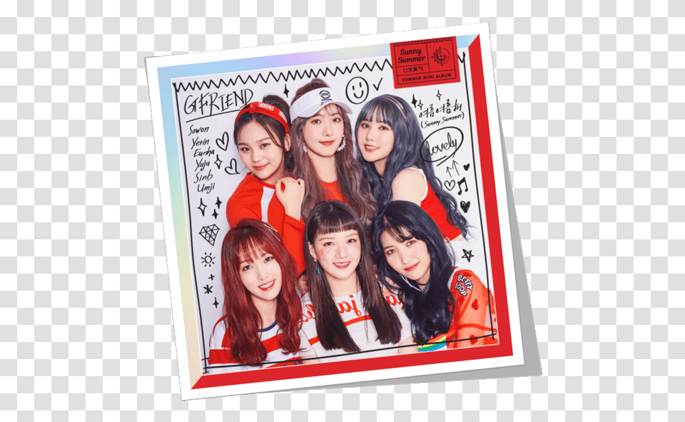 Download Music Itunes Gfriend Gfriend Summer Mini Gfriend Sunny Summer Album, Person, Human, Poster, Advertisement Transparent Png