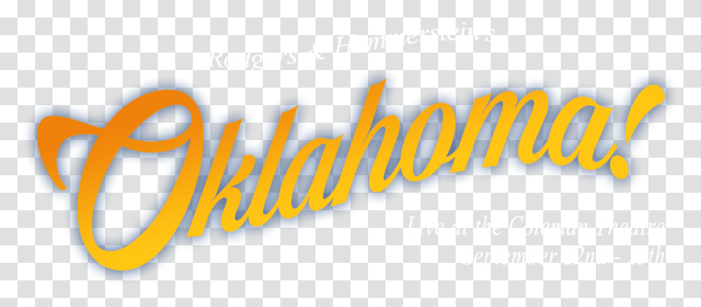 Download Musicals Clipart Oklahoma Musical Oklahoma Musical Logo, Text, Alphabet, Word, Label Transparent Png