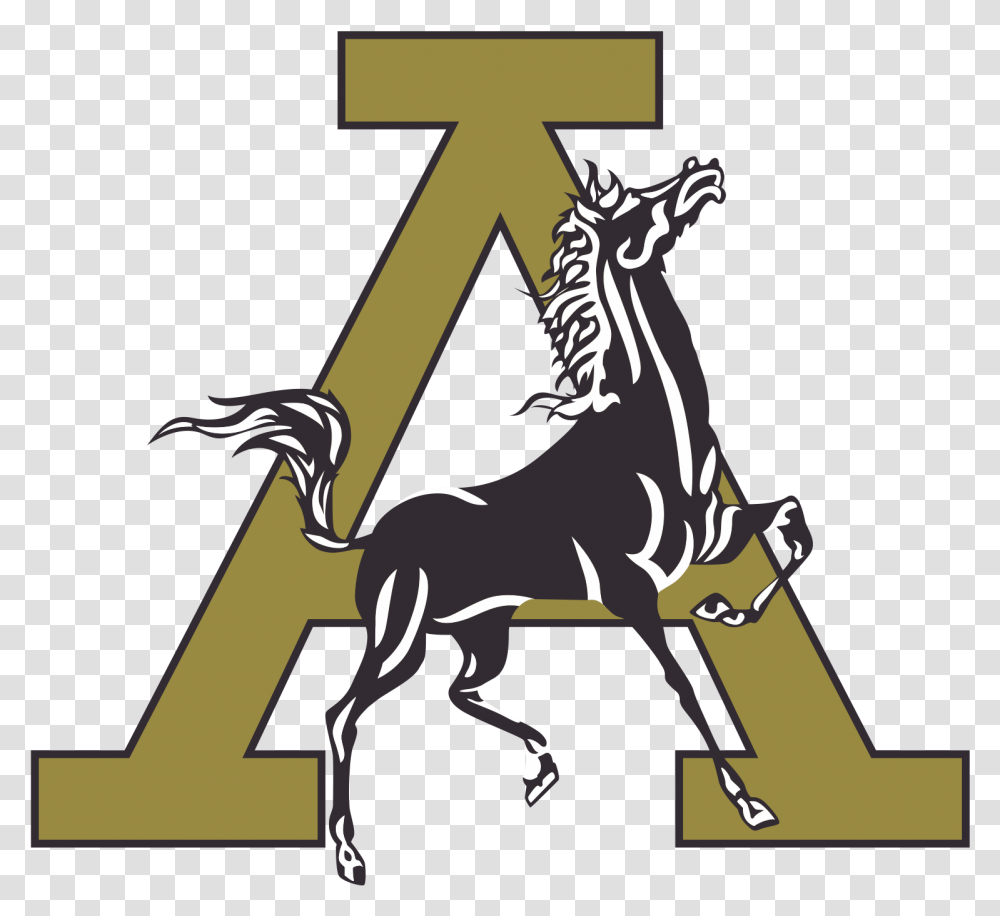 Download Mustang Logo Image Andrews High School Texas, Mammal, Animal, Horse, Wildlife Transparent Png