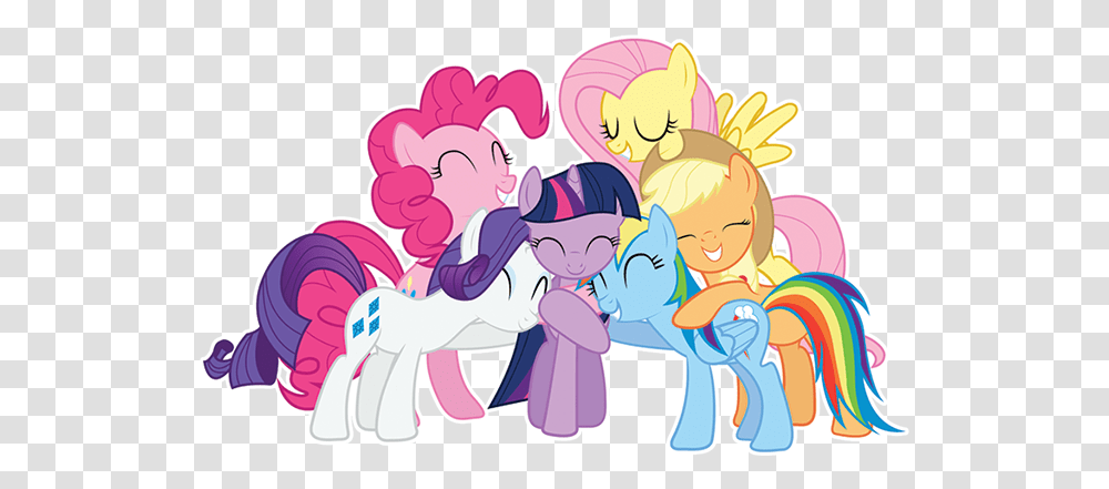 Download My Little Pony Characters My Little Pony, Art, Drawing, Crowd, Doodle Transparent Png
