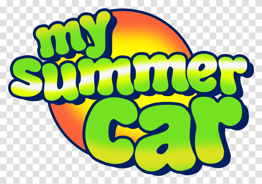 Download My Summer Car Logo Image With No Background My Summer Car Logo, Hand, Text, Label, Symbol Transparent Png