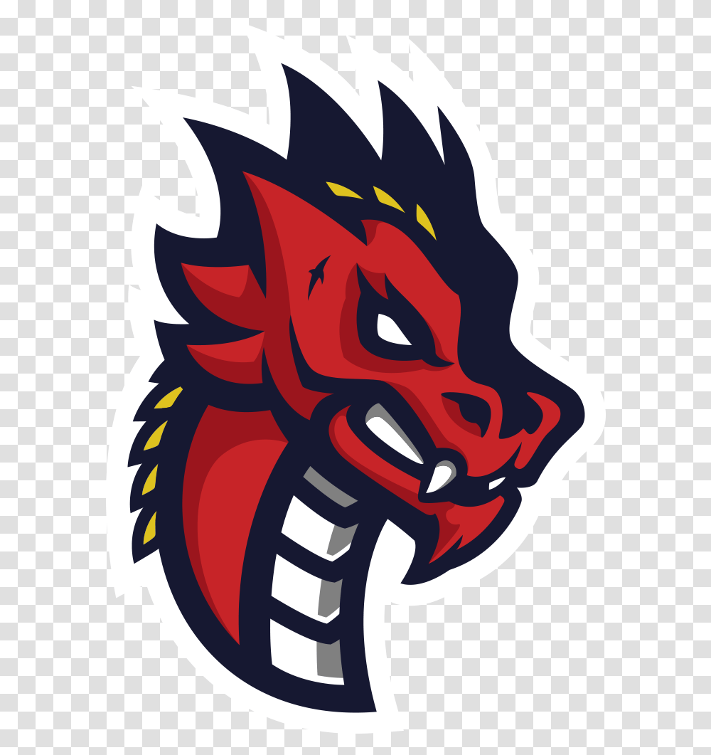 Download Mythical Character Fictional Invex Gaming Logo, Symbol, Label, Text, Dragon Transparent Png