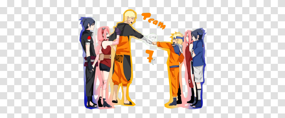 Download Naruto Shippuden Team 7 Naruto We Heart, Person, Hand, People, Performer Transparent Png