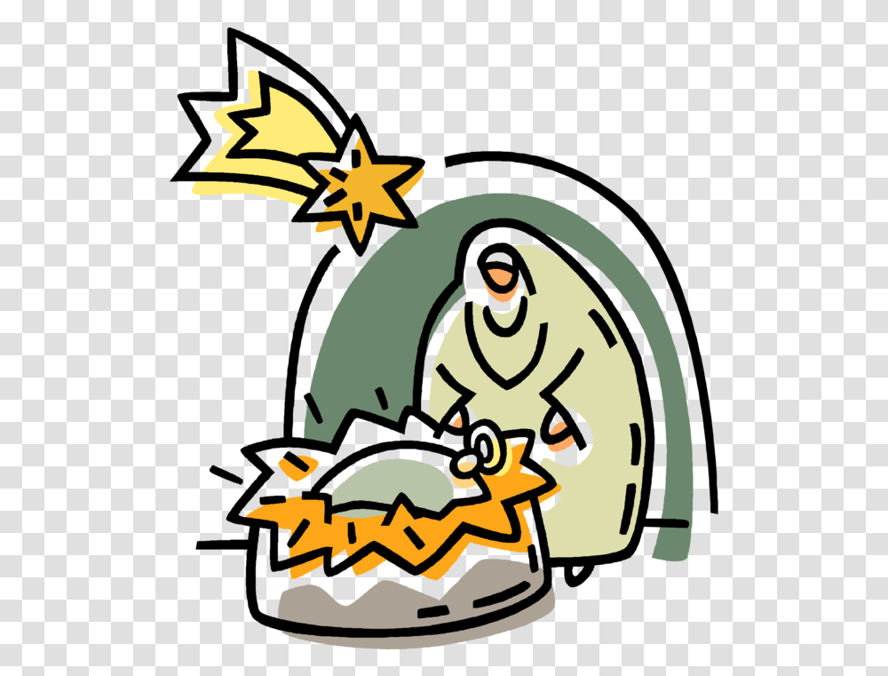 Download Nativity Scene Royalty Free Vector Clip Art Christmas Day, Poster, Advertisement, Graphics, Pac Man Transparent Png