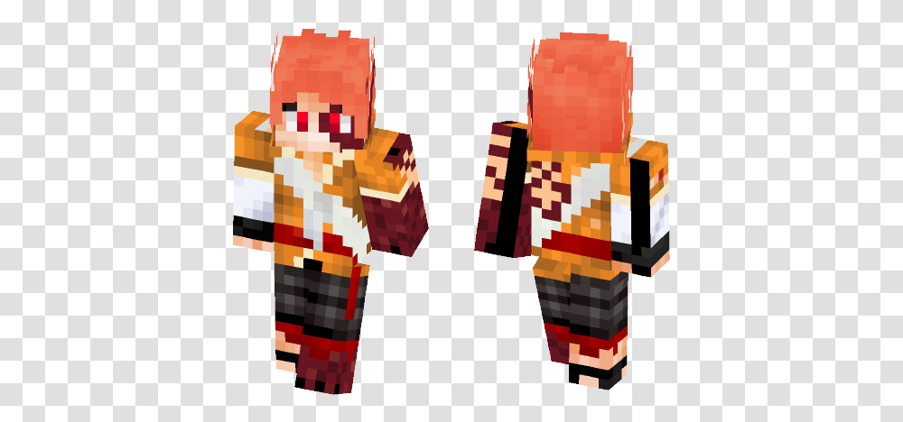 Download Natsu Dragneel Dragon Cry Dragonize Minecraft Skin Fictional Character, Clothing, Apparel, Fashion, Robe Transparent Png