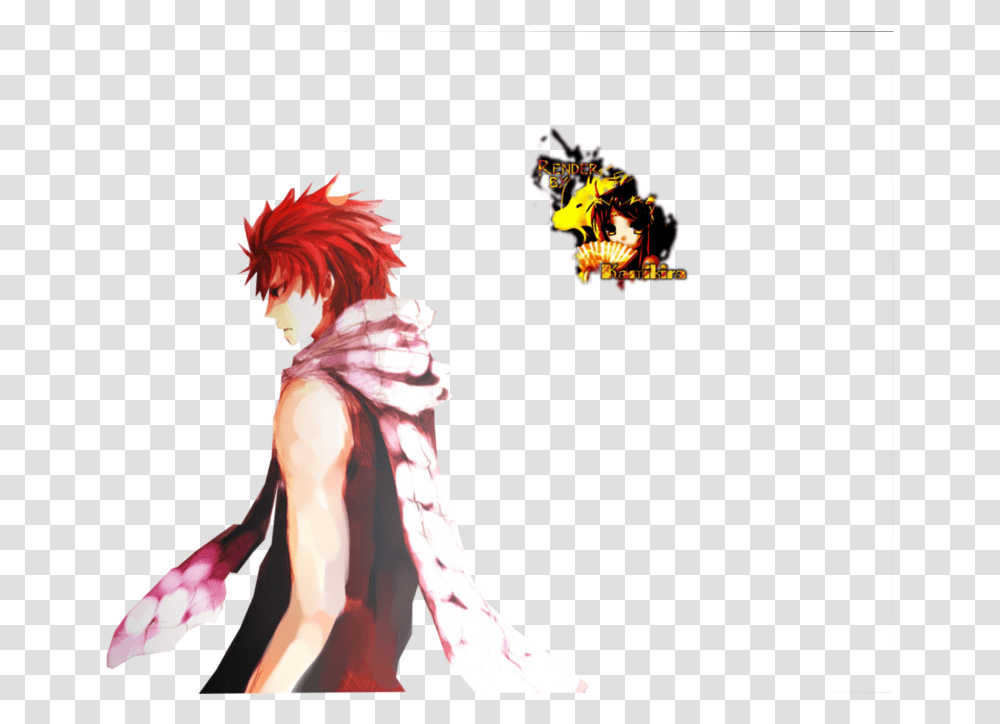 Download Natsu Red Hair Clipart Natsu Dragneel Fairy Fairy Tail Natsu Red Hair, Manga, Comics, Book, Person Transparent Png