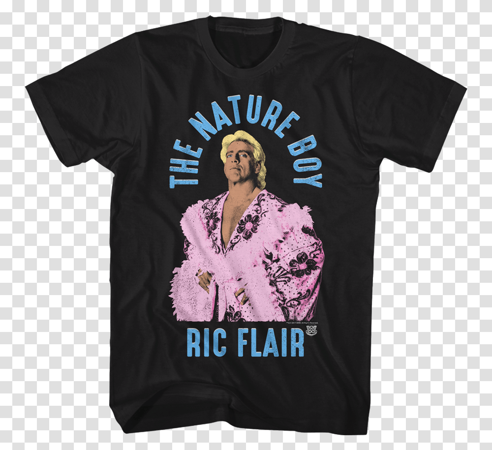 Download Nature Boy Ric Flair Shirt Bruce Lee Tshirt Ebay, Clothing, Apparel, T-Shirt, Person Transparent Png