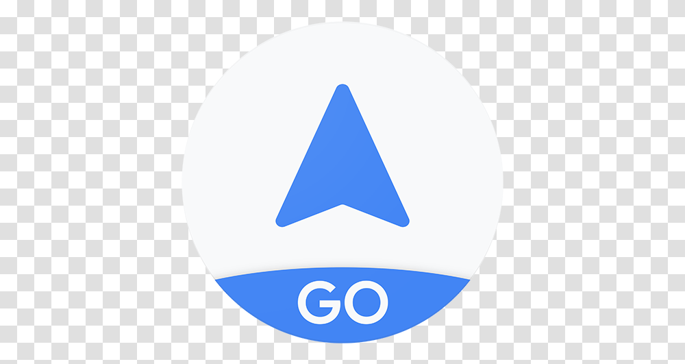Download Navigation For Google Maps Go Google Map Go Icon, Triangle, Symbol, Logo, Trademark Transparent Png