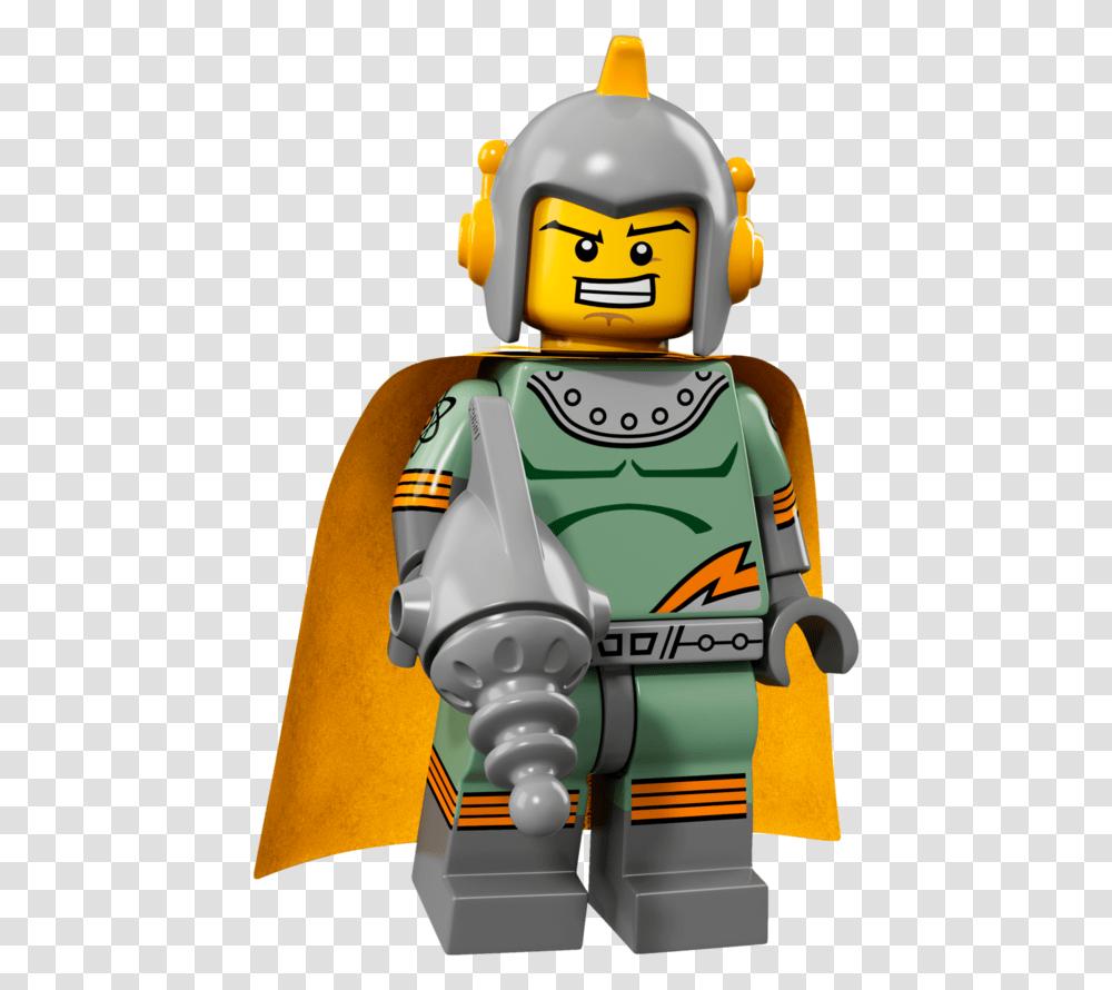 Download Navigation Lego Retro Space Man Full Size Lego Minifigure Series Space, Toy, Robot, Machine, Helmet Transparent Png