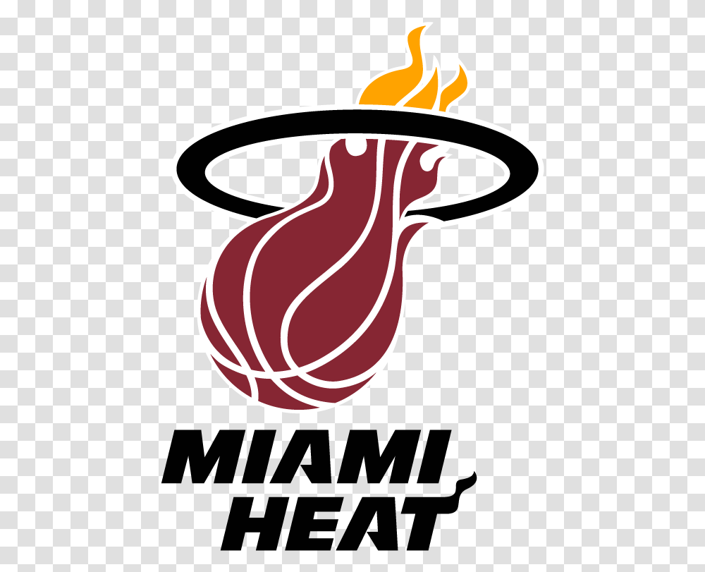 Download Nba Logo 2014 Logo Miami Heat Full Miami Heat Logo, Clothing, Animal, Ketchup, Bird Transparent Png