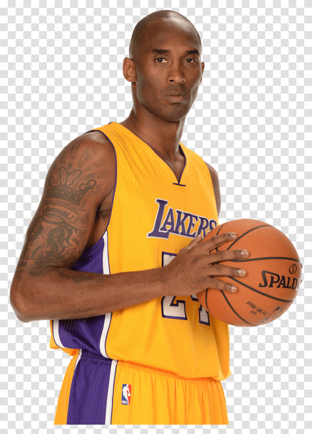 Download Nba Player Image For Free Kobe Bryant Images Download, Person, Human, People, Tattoo Transparent Png