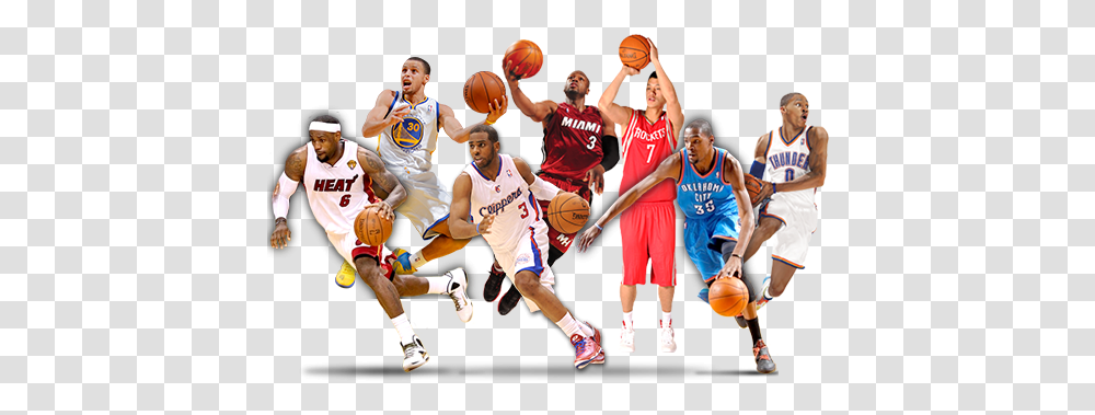 Download Nba Players Player Nba Image With Basketball Nba Players, Person, People, Sport, Team Sport Transparent Png