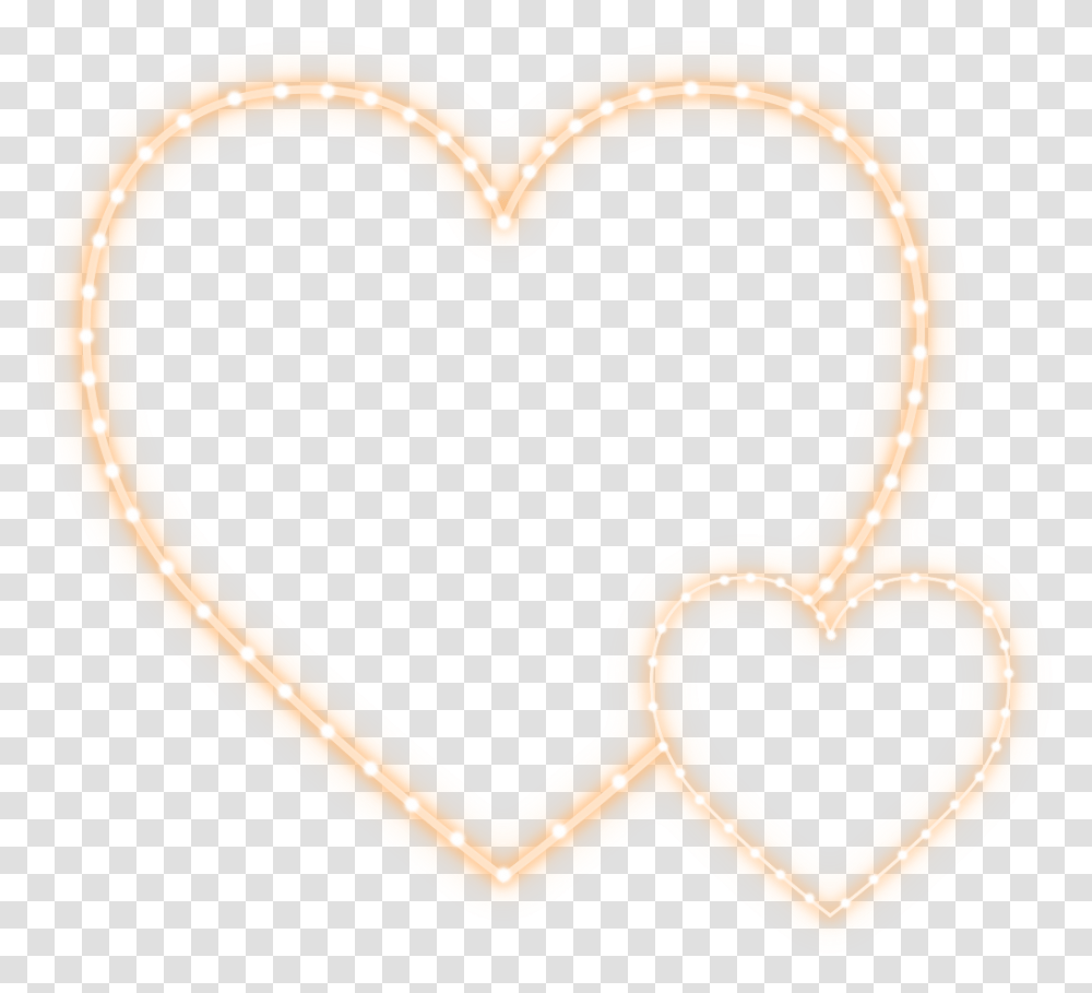 Download Neon Love Frame Hd Uokplrs Heart, Text, Sweets, Food, Confectionery Transparent Png