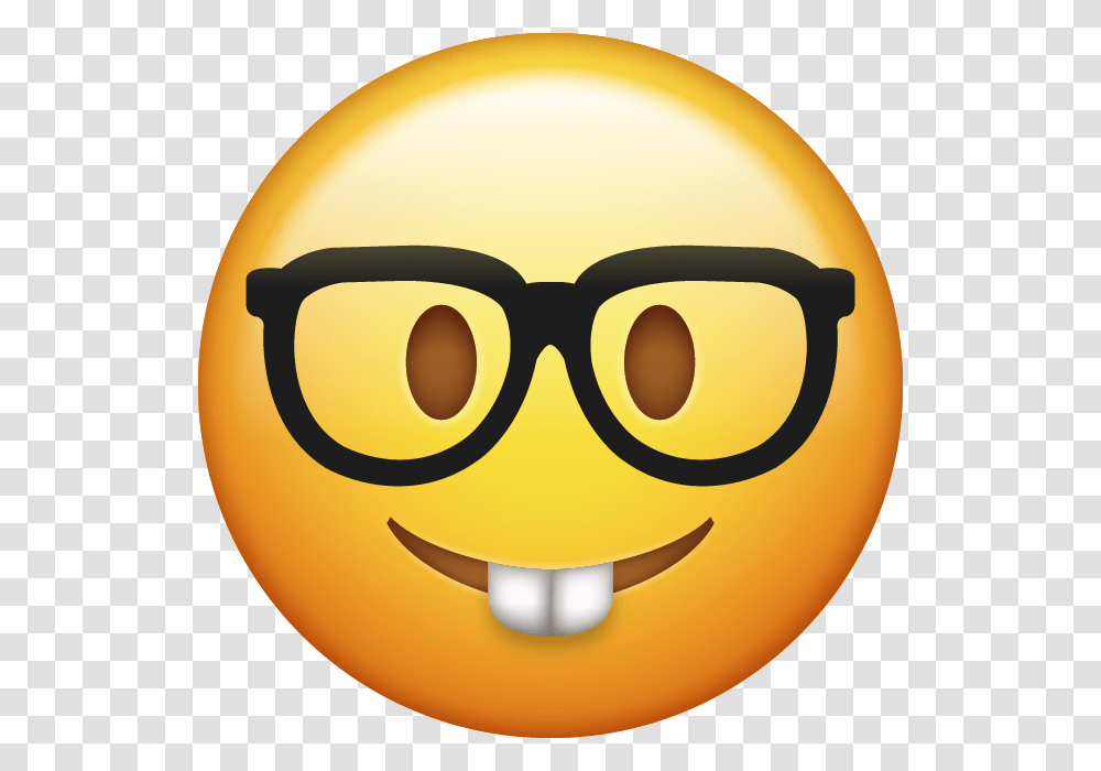 Download Nerd Emoji Icon Pawis Emoji Bday Emoji, Helmet, Apparel, Glasses Transparent Png