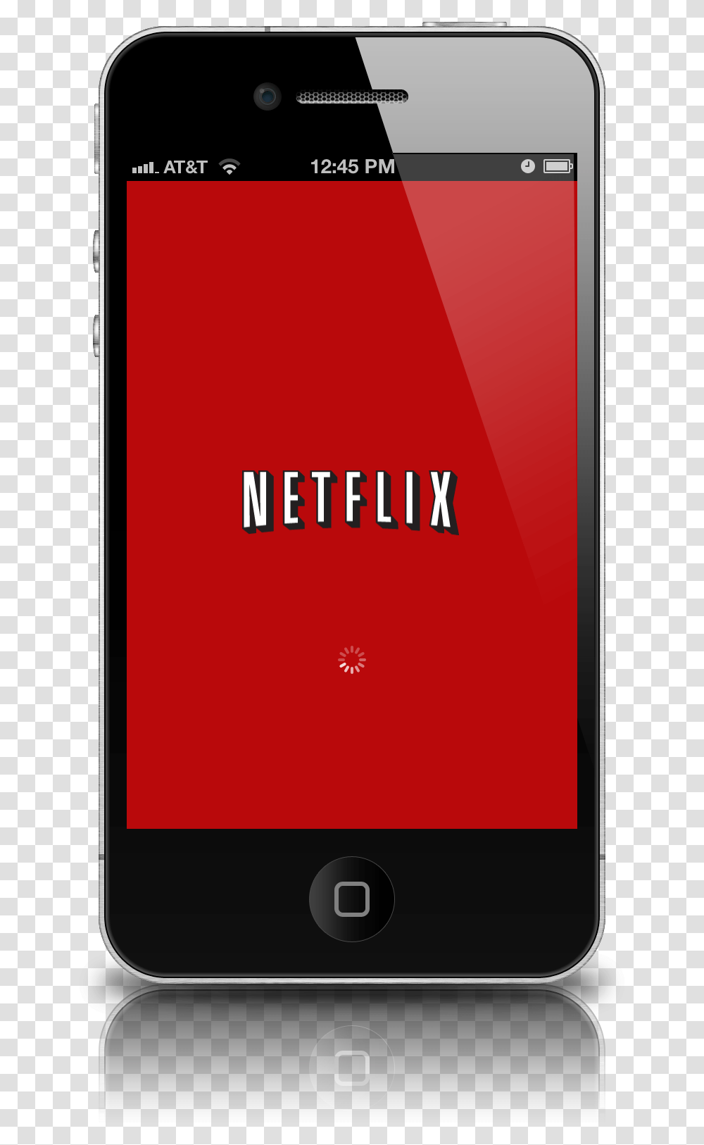 Download Netflix Iphone App Icon Iphone With Netflix, Mobile Phone, Electronics, Cell Phone, Text Transparent Png