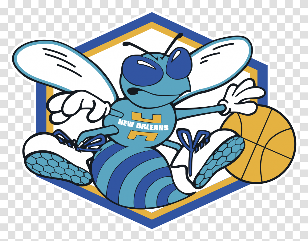 Download New Orleans Hornets Logo New Orleans Hornets Logo, Graphics, Art Transparent Png