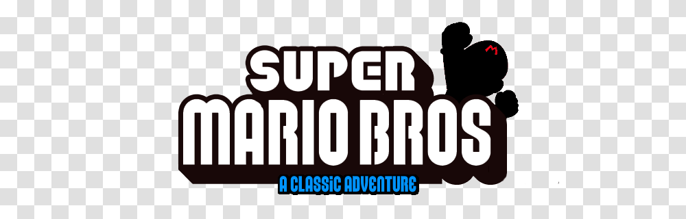 Download New Super Mario Bros Ds Logo Classic Hacks Super Mario Bros, Text, Label, Word, Clothing Transparent Png
