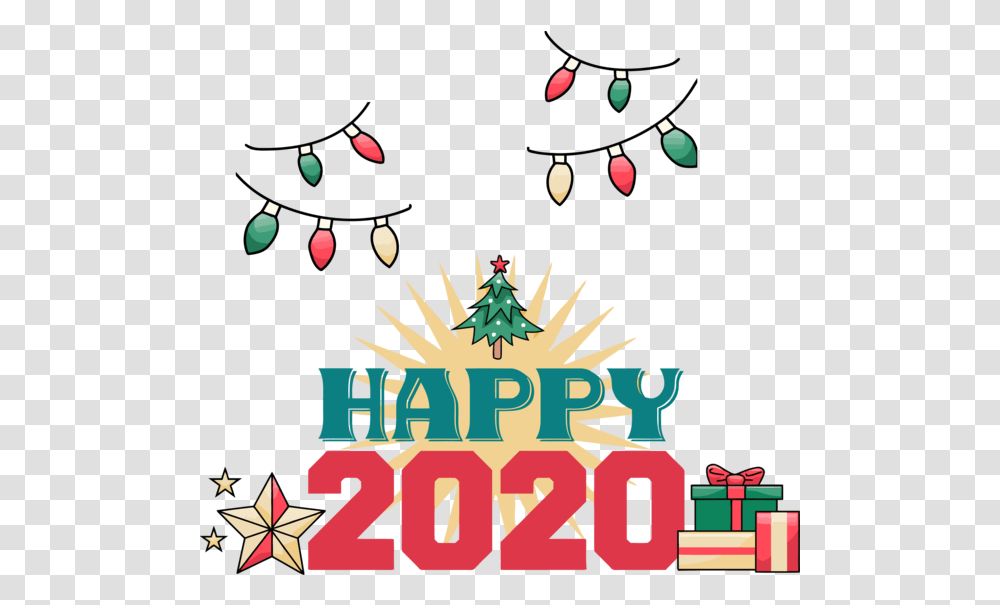 Download New Year 2020 Christmas Eve Portable Network Graphics, Lighting, Poster, Art, Diwali Transparent Png