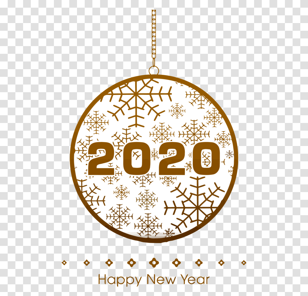 Download New Year 2020 Ornament Font Circle For Happy Colors Happy New Year 2020 Round, Text, Lamp, Label, Symbol Transparent Png