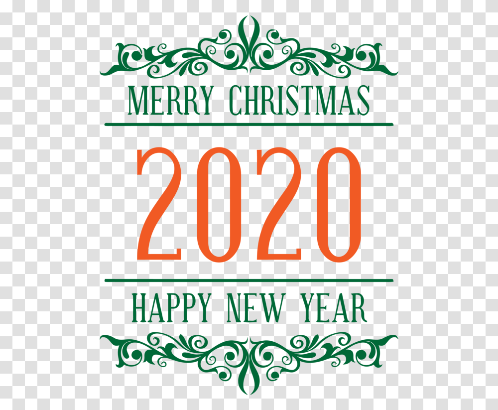 Download New Year 2020 Text Green Font For Happy Ideas Hq Merry Christmas 2020, Vehicle, Transportation, License Plate, Poster Transparent Png
