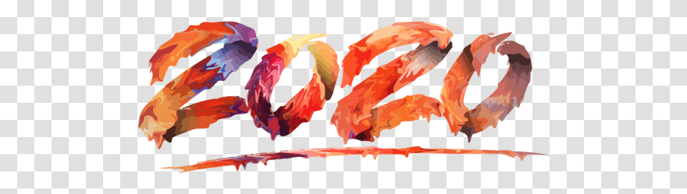 Download New Year 2020 Watercolor Paint Watercolor Paint, Food, Seafood, Crab, Sea Life Transparent Png