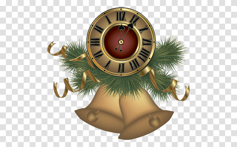 Download New Year Christmas Ornament Illustration, Analog Clock, Clock Tower, Architecture, Building Transparent Png