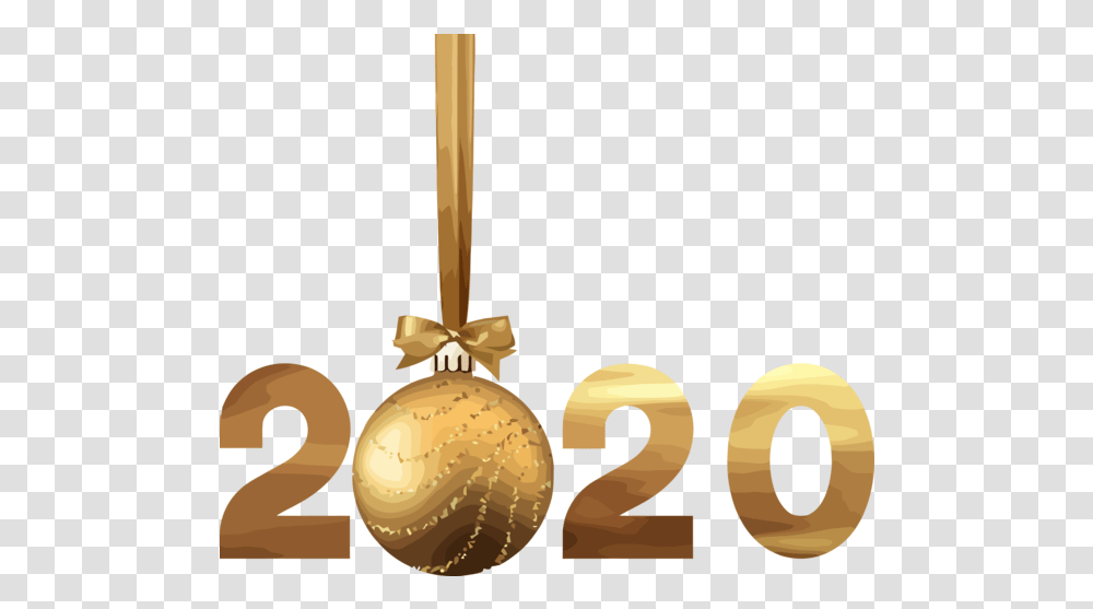 Download New Years 2020 Christmas Ornament Font Logo For New Year Ornament 2020, Number, Symbol, Text, Gold Transparent Png