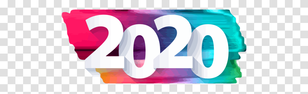 Download New Years 2020 Text Font Line For Happy Year Day Graphic Design, Number, Symbol, Purple, Alphabet Transparent Png