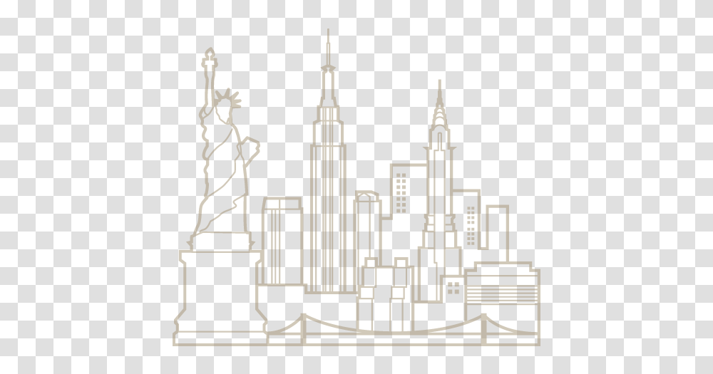 Download New York City Skyline Kids New York Skyline Coloring, Metropolis, Urban, Building, Spire Transparent Png