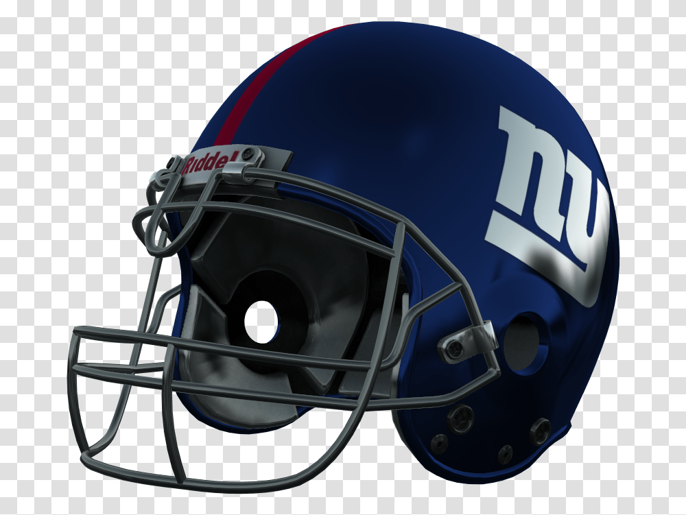 Download New York Giants Football Helmet Falcons Chiefs Helmet, Clothing, Apparel, American Football, Team Sport Transparent Png