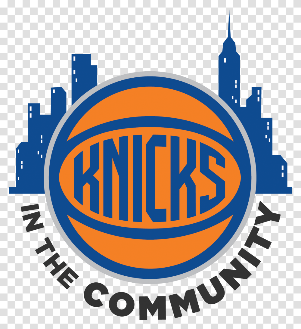 Download New York Knicks And Garden Of New York Knicks, Logo, Symbol, Trademark, Poster Transparent Png
