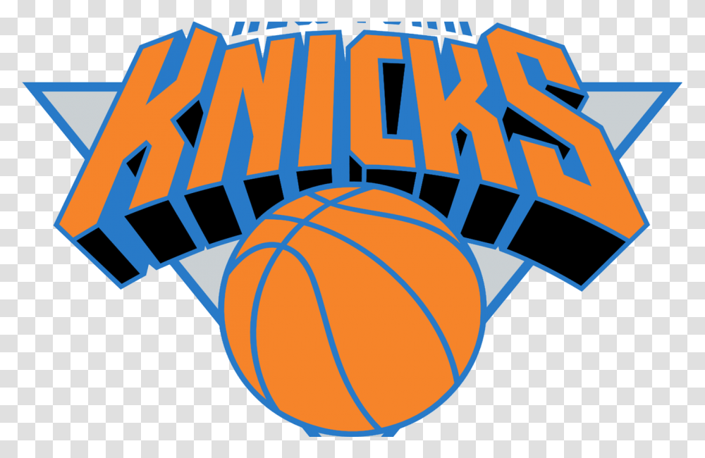 Download New York Knicks Basketball Nba New York Basketball Teams, Advertisement, Poster, Sport, Hand Transparent Png