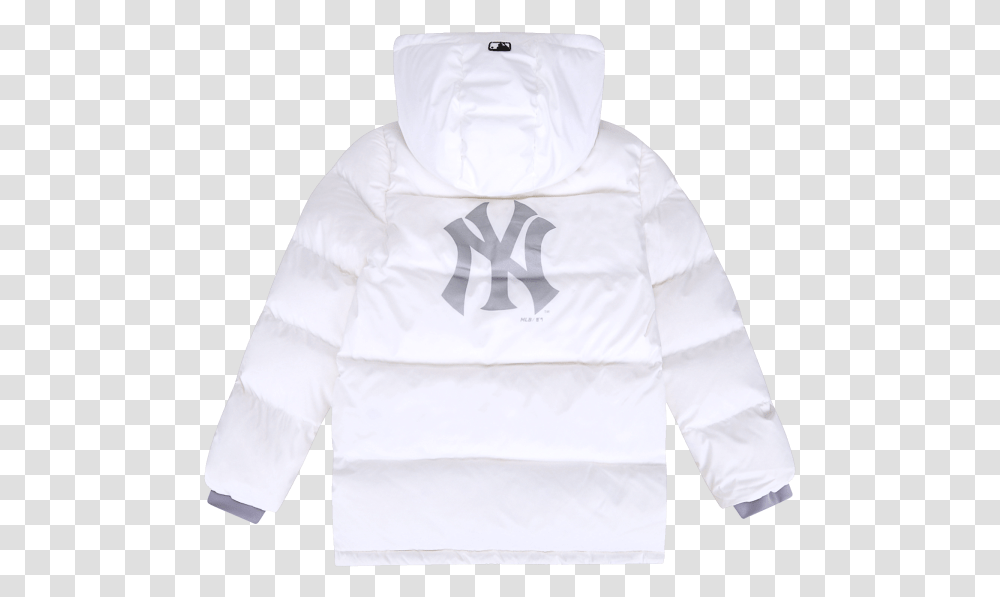 Download New York Yankees Stamp Short Duck Down Hoodie Hd Hoodie, Clothing, Apparel, Coat, Jacket Transparent Png